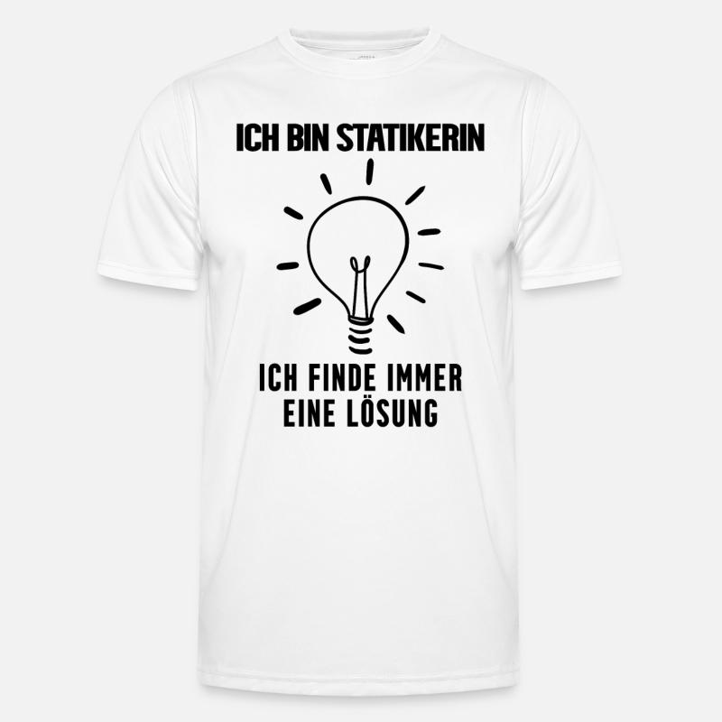 Statikerin Beruf Ausbildung Männer Funktions-T-Shirt