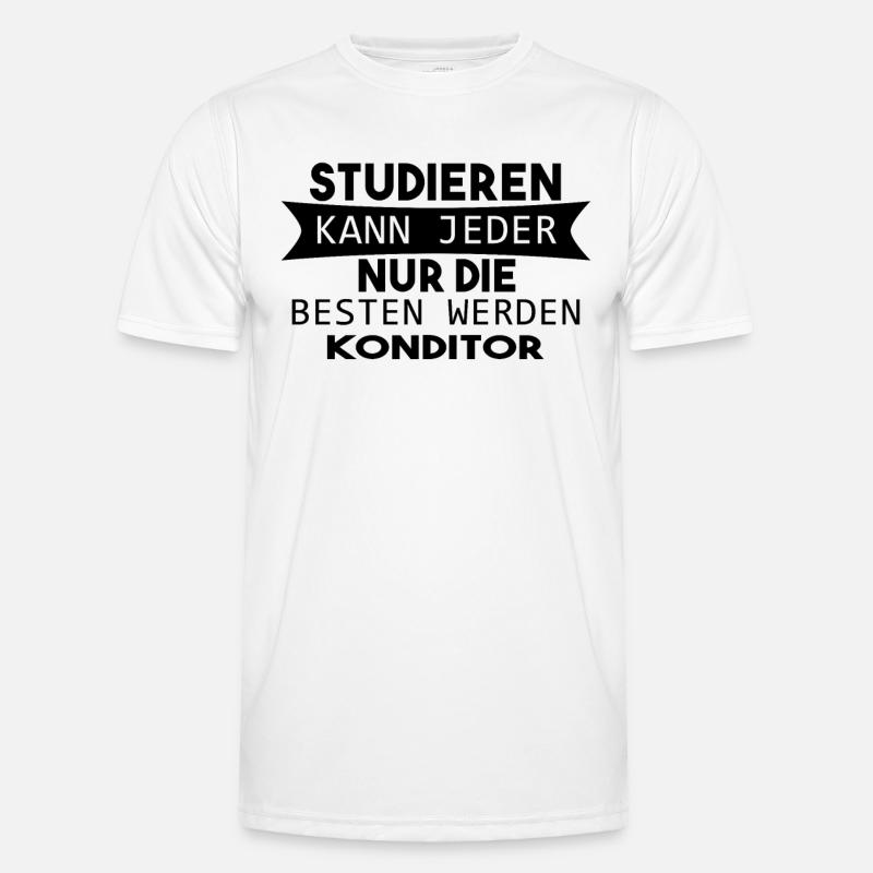 Konditor Geschenk Männer Funktions-T-Shirt