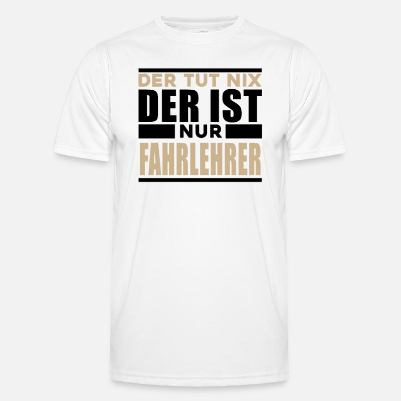 Fahrlehrer Männer Funktions-T-Shirt