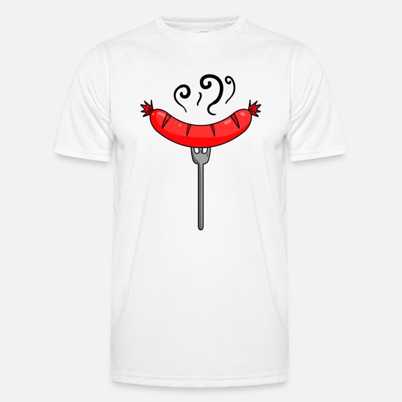 Saucisse Currywurst Viande Bratwurst Grillwurst T-shirt sport Homme