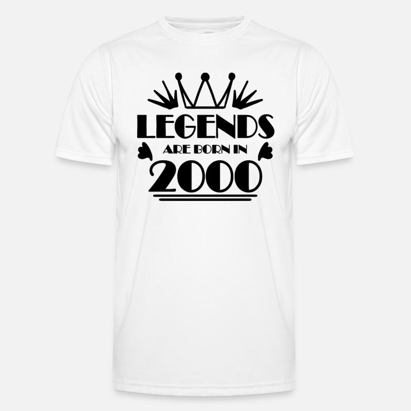 2000 - Born in 2000 - Men's Functional T-Shirt - white