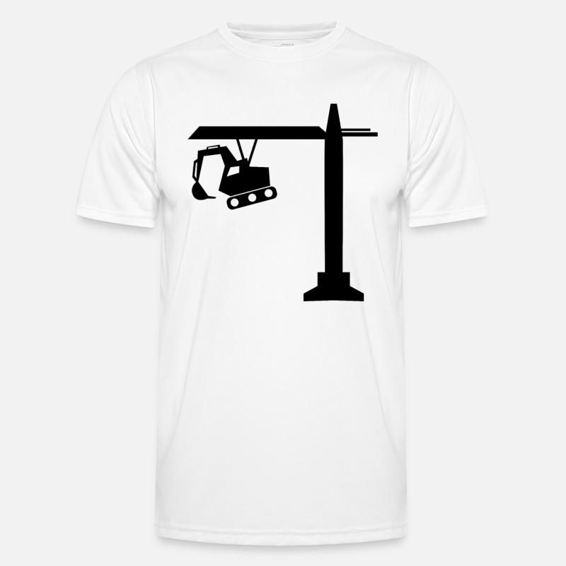 Engineer Engineer Site Manager - Men's Functional T-Shirt - white