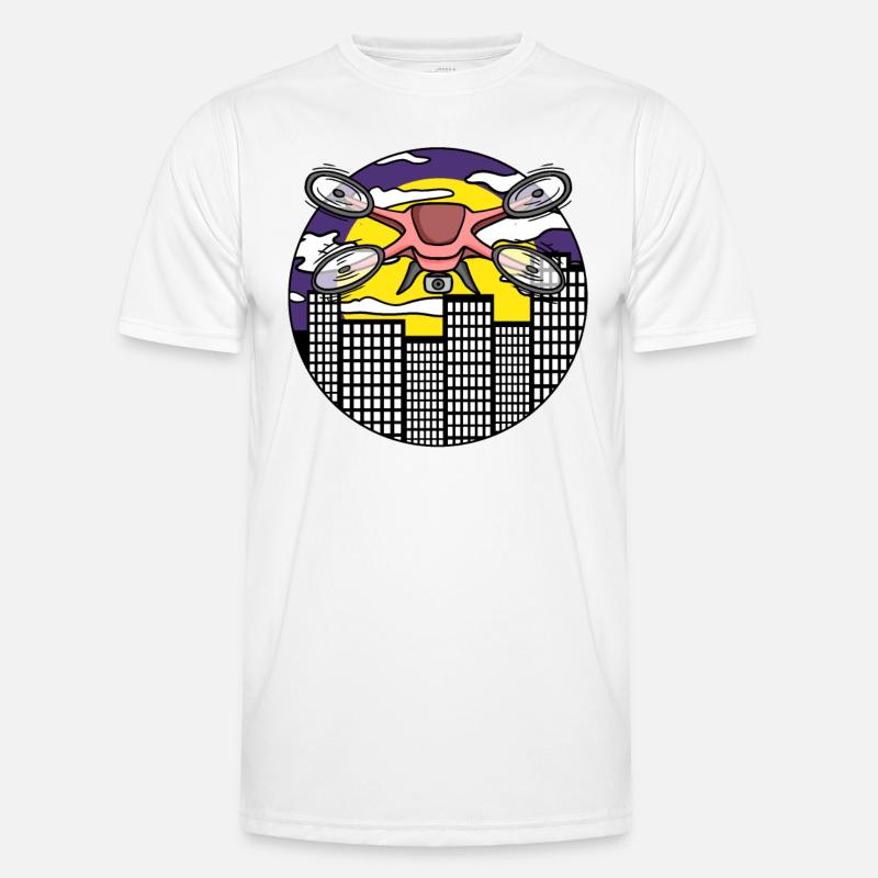 Drone Drone Drones - Men's Functional T-Shirt - white