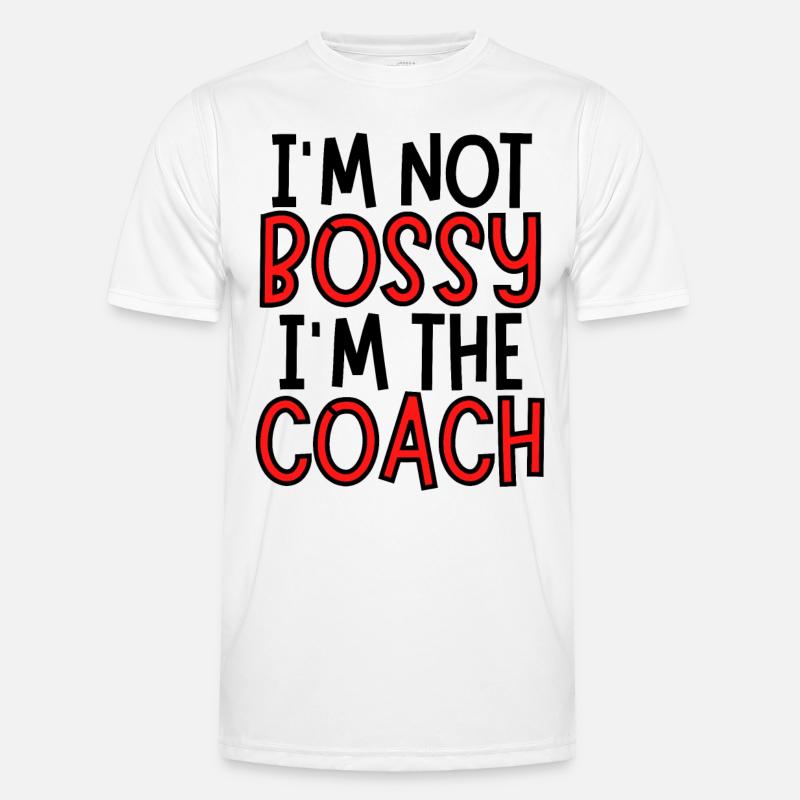 Ich bin nicht herrisch, ich bin der Trainer Männer Funktions-T-Shirt