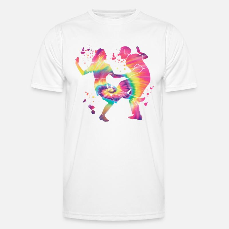 Dancing Swing 60s Boogie Woogie Men's Functional T-Shirt