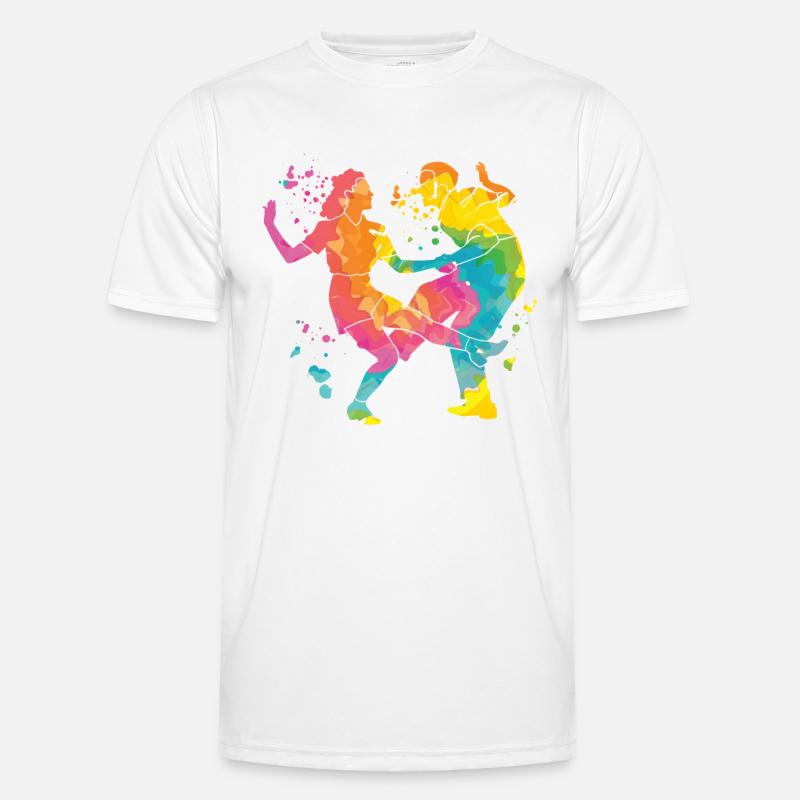 Dancing Swing 60s Boogie Woogie Men's Functional T-Shirt