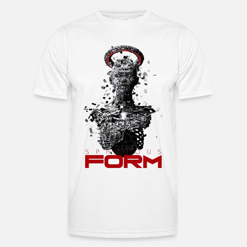 Spacious Form DMSS - Men's Functional T-Shirt - white