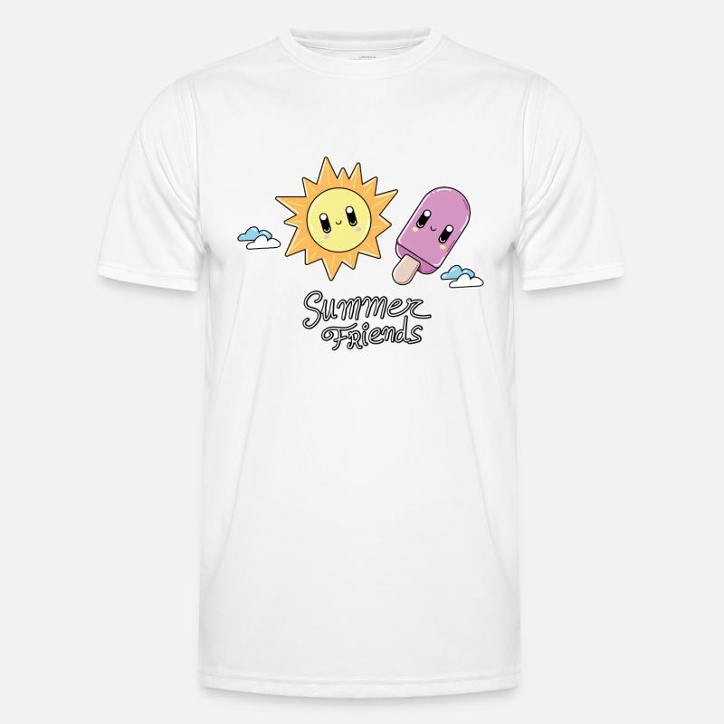Sommervenner - Funktionsshirt til herrer - hvid