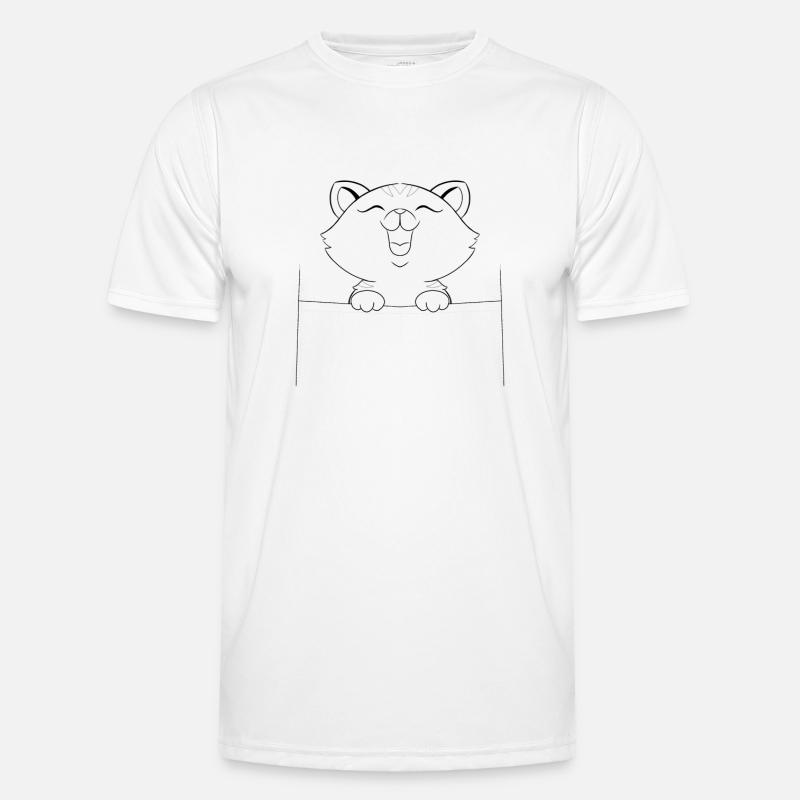 chaton T-shirt sport Homme