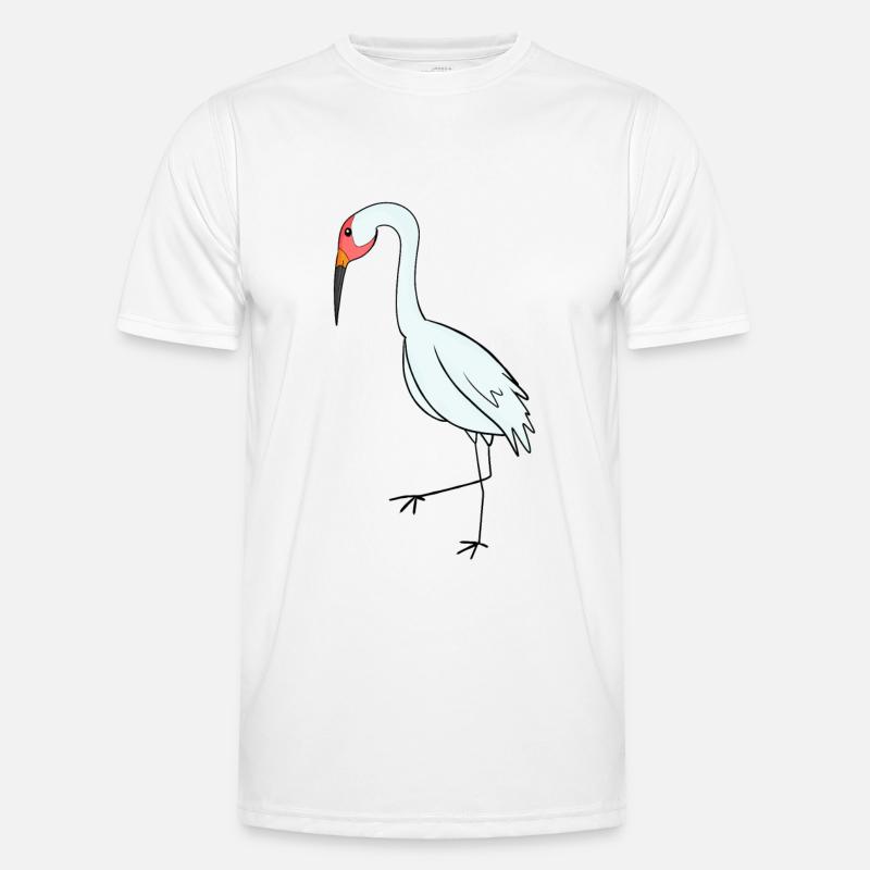 Migratory Birds Crane Bird Men's Functional T-Shirt