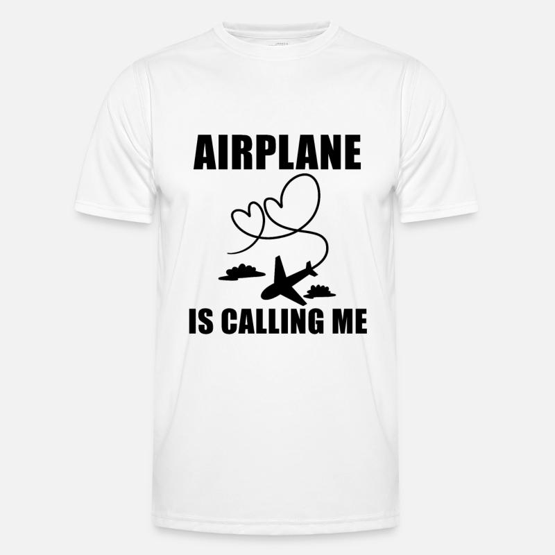 Flugzeug Pilot Spruch Geschenk Männer Funktions-T-Shirt