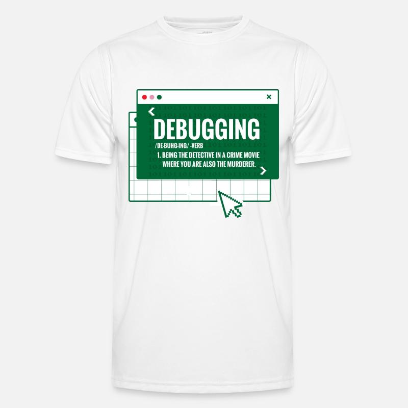 Debugging - Men's Functional T-Shirt - white