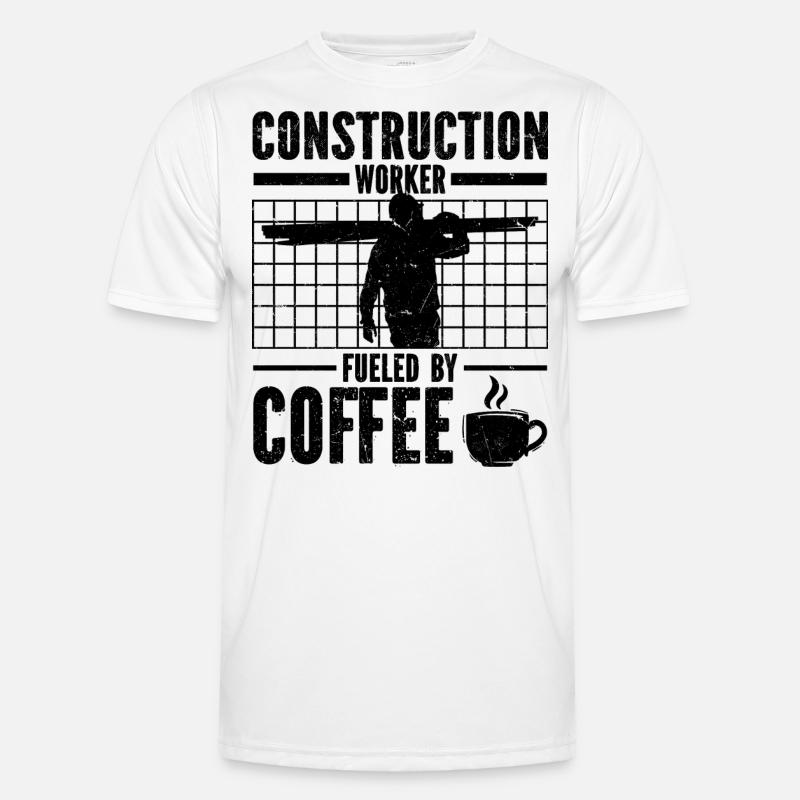 Construction worker - Men's Functional T-Shirt - white