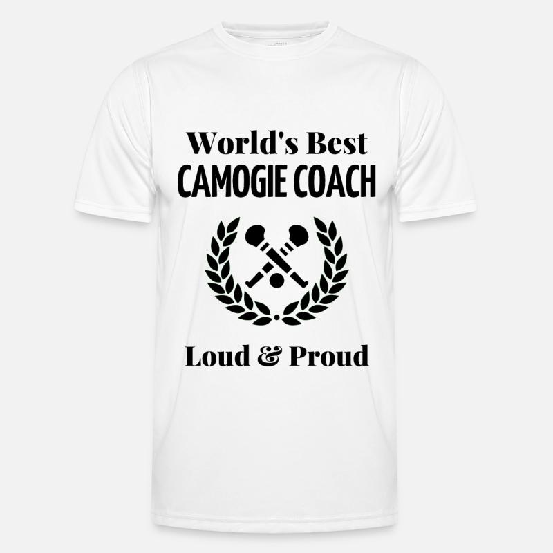 Der beste Camogie-Trainer der Welt. Männer Funktions-T-Shirt