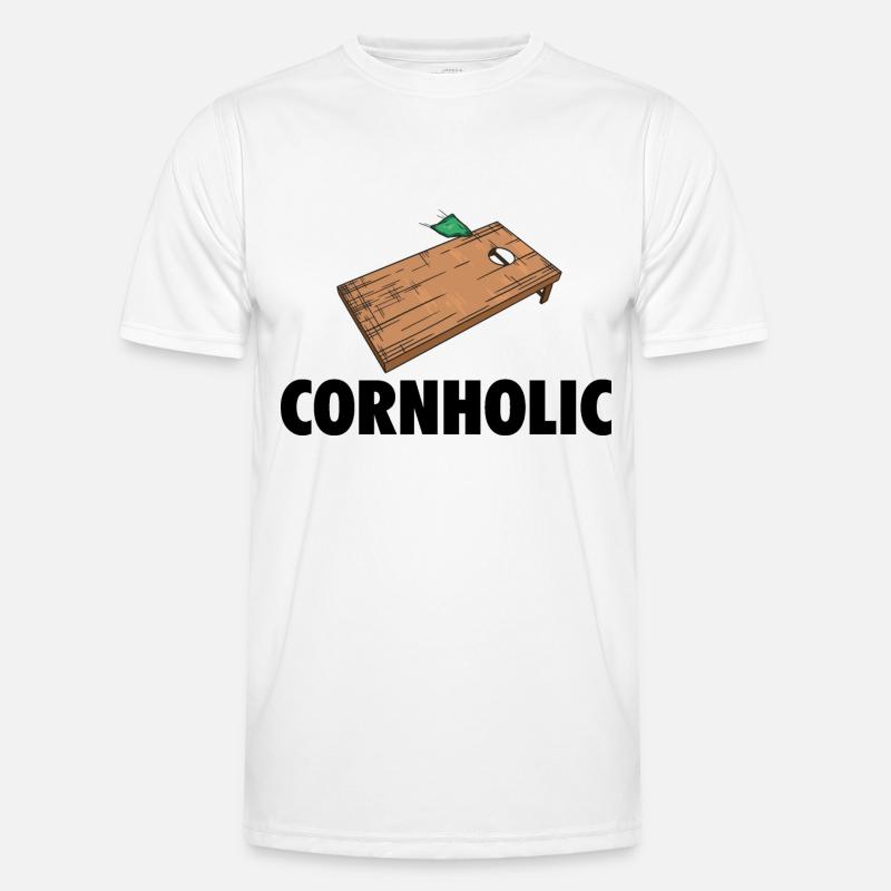 Cornhole - Men's Functional T-Shirt - white