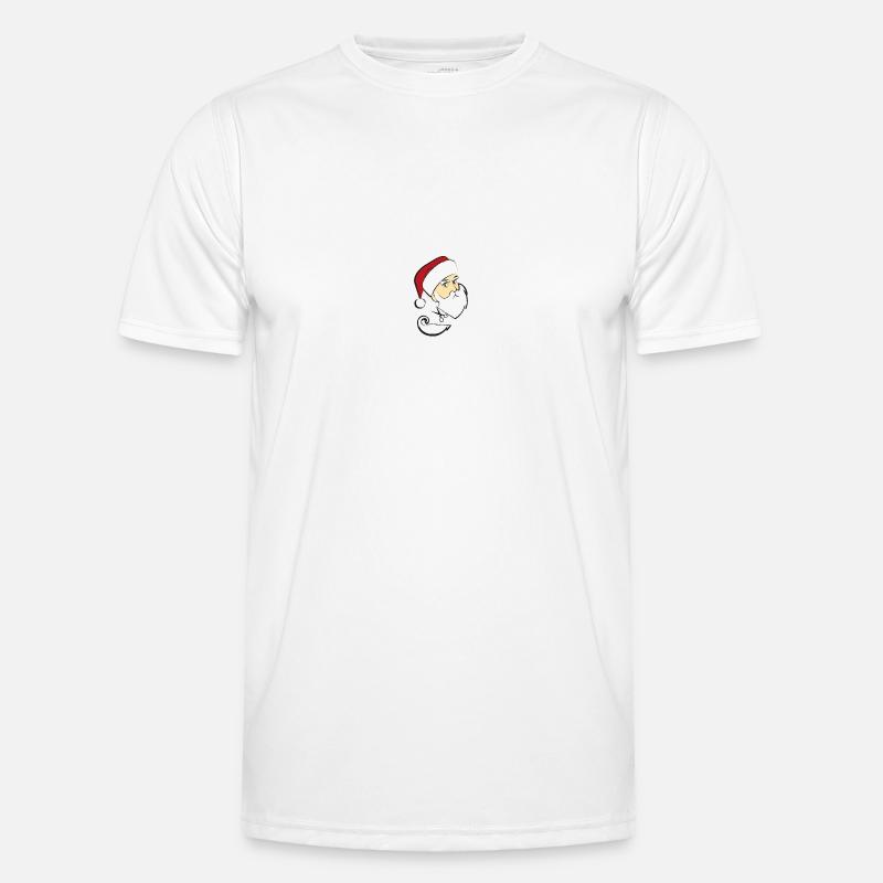 Santa Claus - Head- Beard Cutting Men's Functional T-Shirt