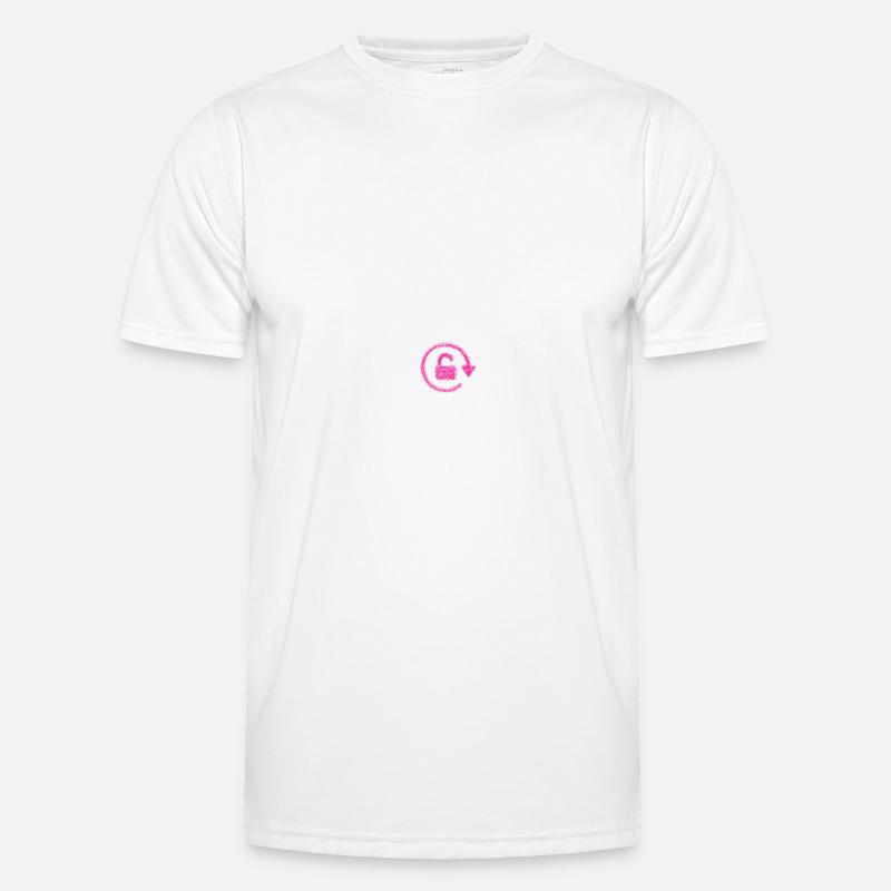 Lock Turn - Men's Functional T-Shirt - white