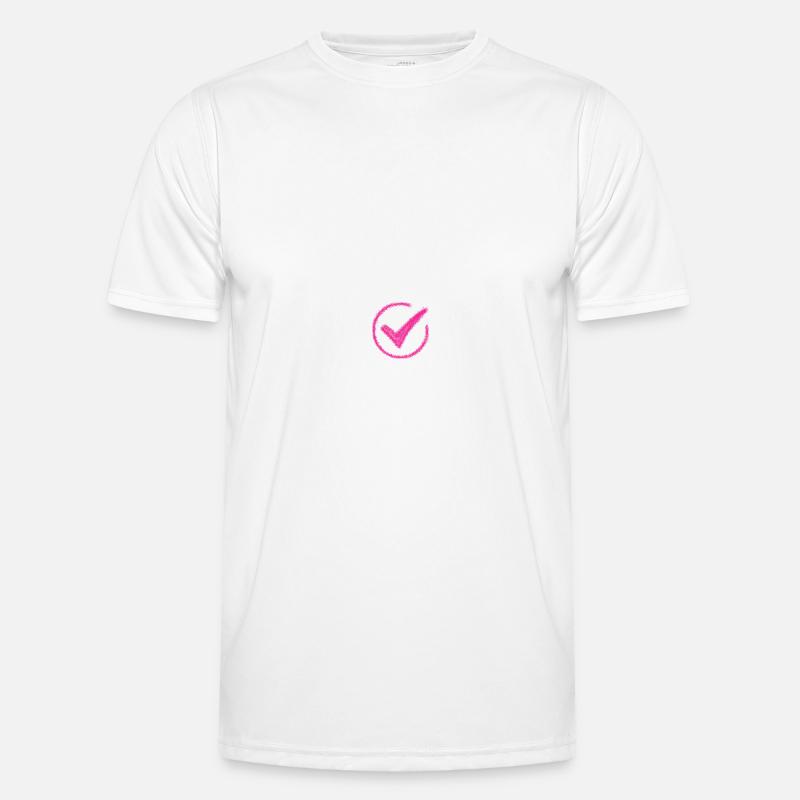 "Check Mark Tee" ✅ Men's Functional T-Shirt