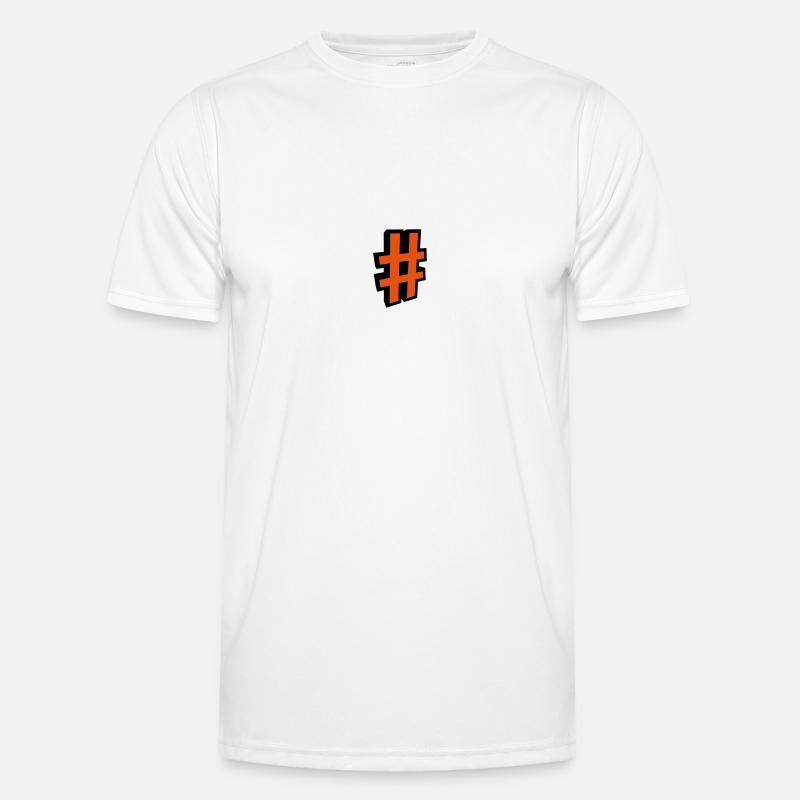 HASHTAG Männer Funktions-T-Shirt