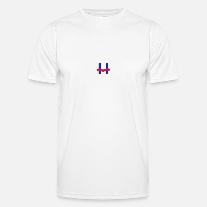 H-Boot - Männer Funktions-T-Shirt - Weiß