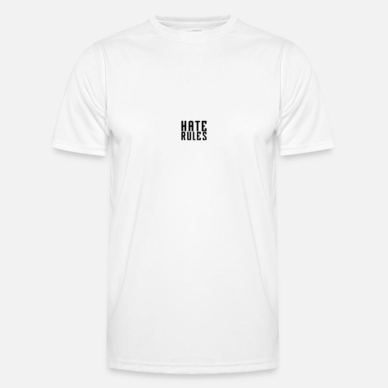HATE RULES - SIMPLE Men's Functional T-Shirt