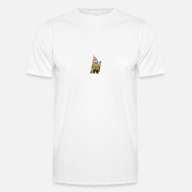 kabouter - Männer Funktions-T-Shirt - Weiß