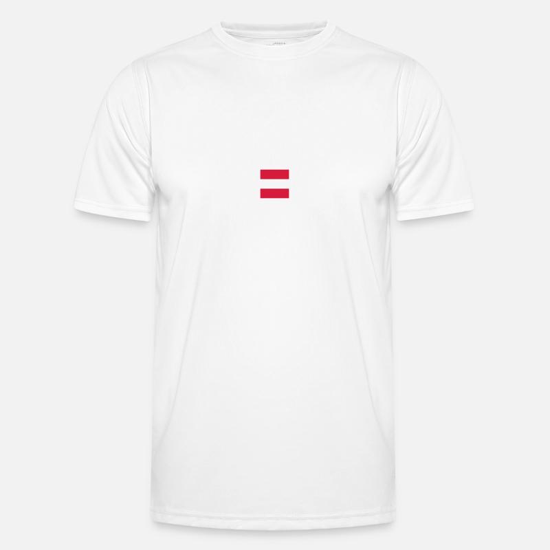 Balken, quer gestreift Männer Funktions-T-Shirt