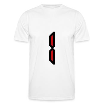 1. 1 JAHR. 1-JÄHRIGES JUBILÄUM. GEBURTSTAG 1 JAHR. EINS - Männer Funktions-T-Shirt - Weiß - Vorne - AI Model Male 178 dark (178cm)