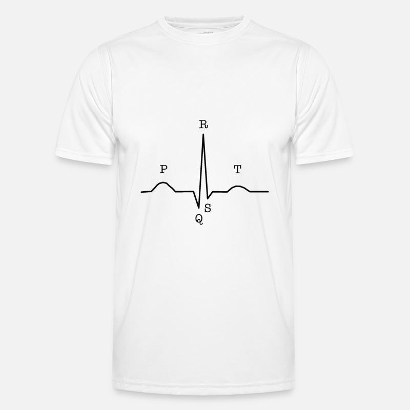 Complexe d'électrocardiogramme pour médecin, infirmière, ambulancier T-shirt sport Homme