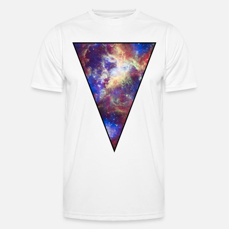 Galaxy - Space - Sterne - Cosmic - Kunst - Männer Funktions-T-Shirt