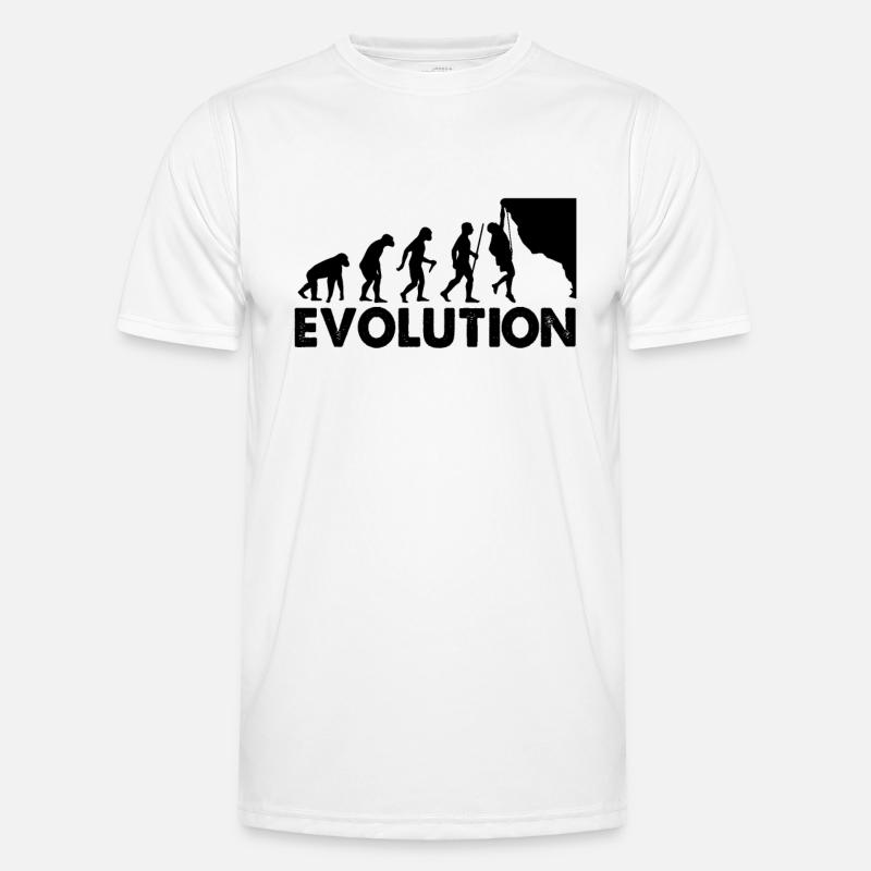 Climbing Evolution Escalade - Men's Functional T-Shirt - white