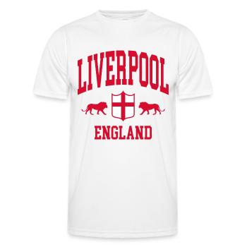Liverpool - Männer Funktions-T-Shirt - Weiß - Vorne - AI Model Male 178 dark (178cm)