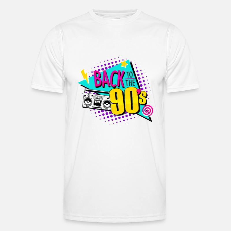 Back to the 90's Ghettoblaster Men's Functional T-Shirt