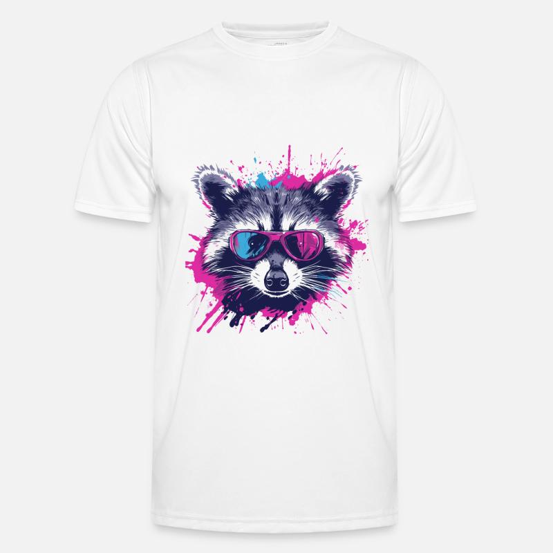 Urban Splash : le « raton laveur éclaboussant » T-shirt sport Homme