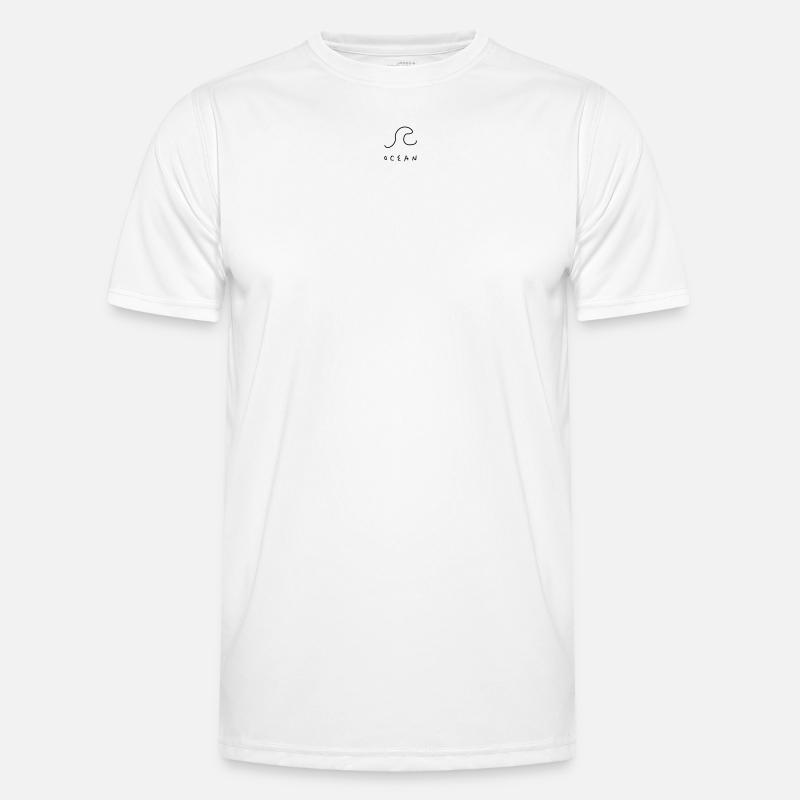 Ocean wave T-shirt sport Homme