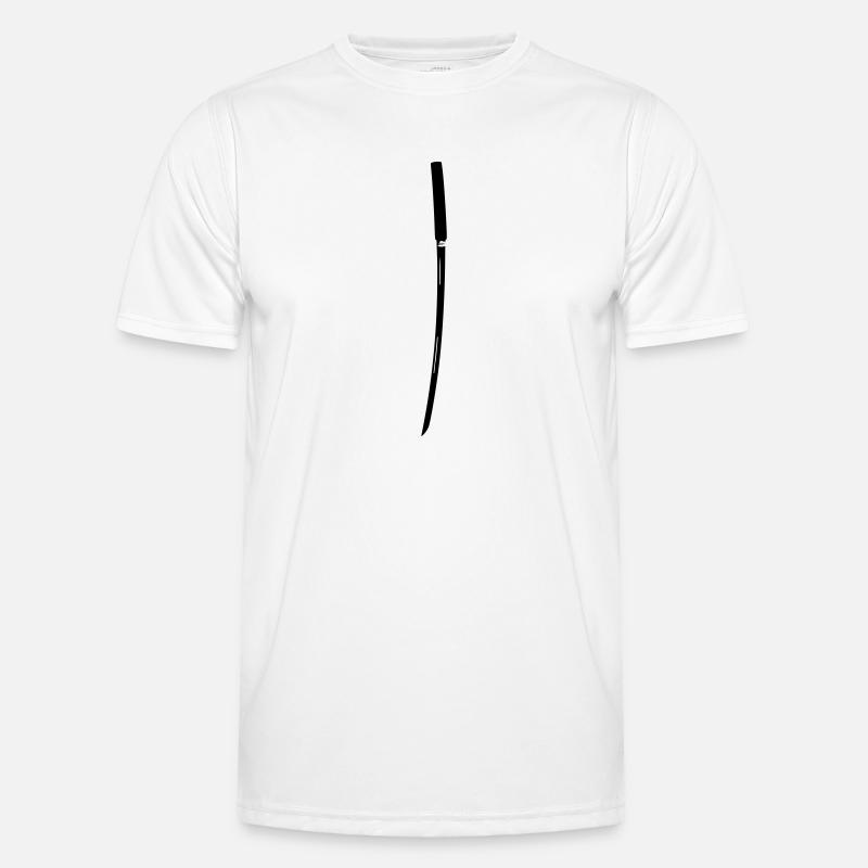 Shirasaya Katana trois épées de couleur Vector T-shirt sport Homme