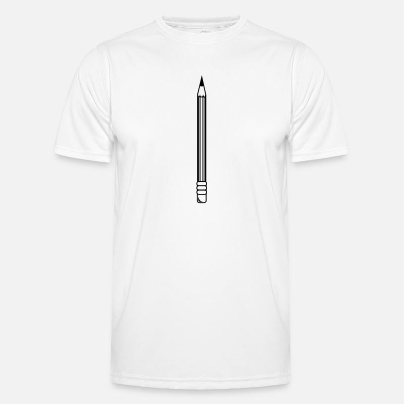 Bleistift Männer Funktions-T-Shirt
