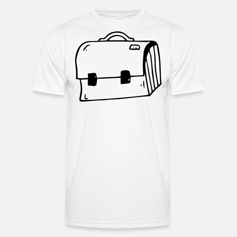 Briefcase Briefcase Gift Idea - Men's Functional T-Shirt - white