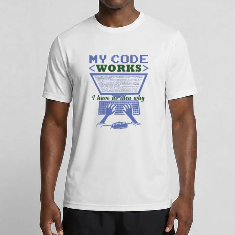 Funny Code Joke Coding Men's Functional T-Shirt