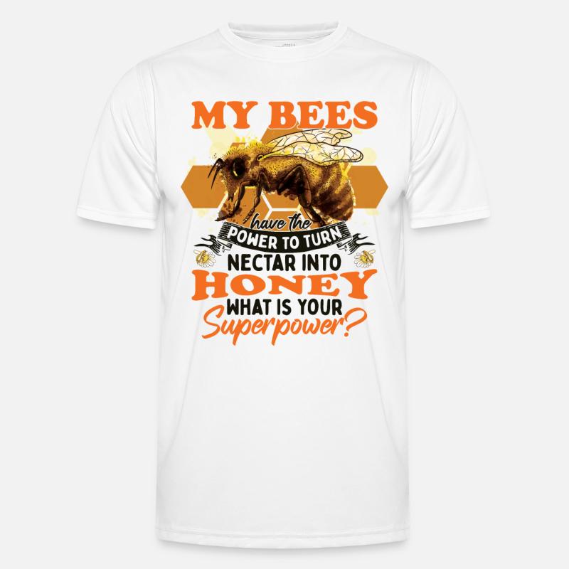Bees Saying Nectar Men's Functional T-Shirt