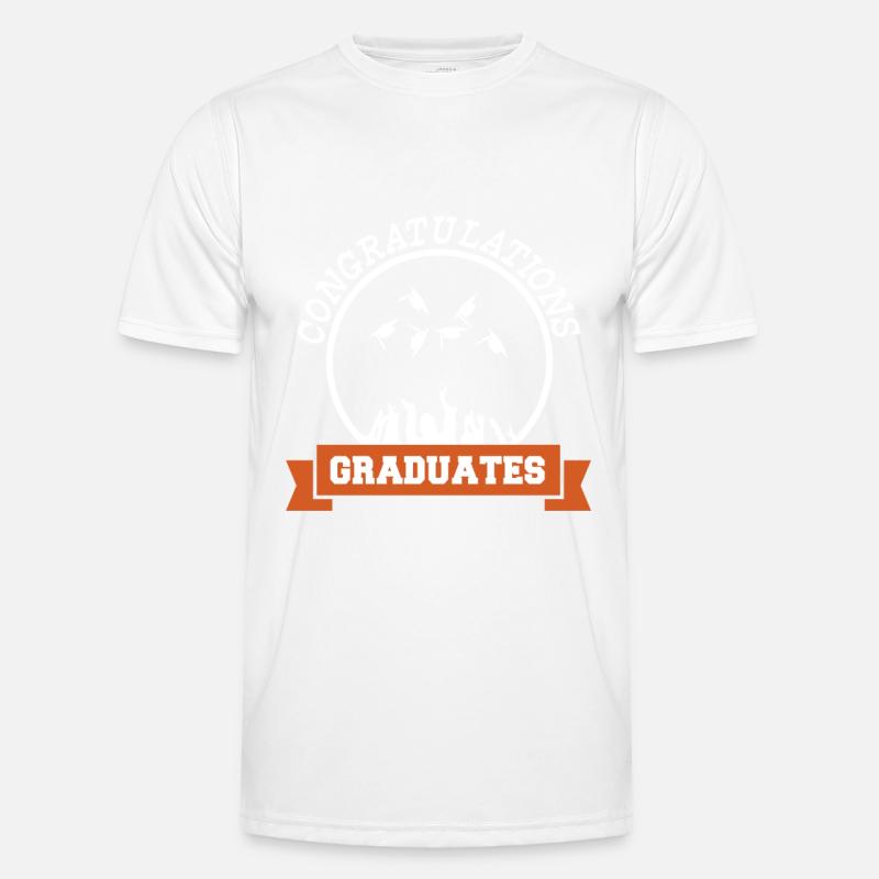 Graduates - Absolventen - Männer Funktions-T-Shirt - Weiß