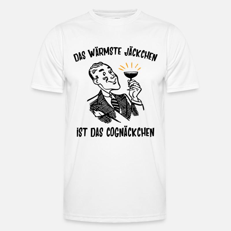 Cognäckchen Männer Funktions-T-Shirt