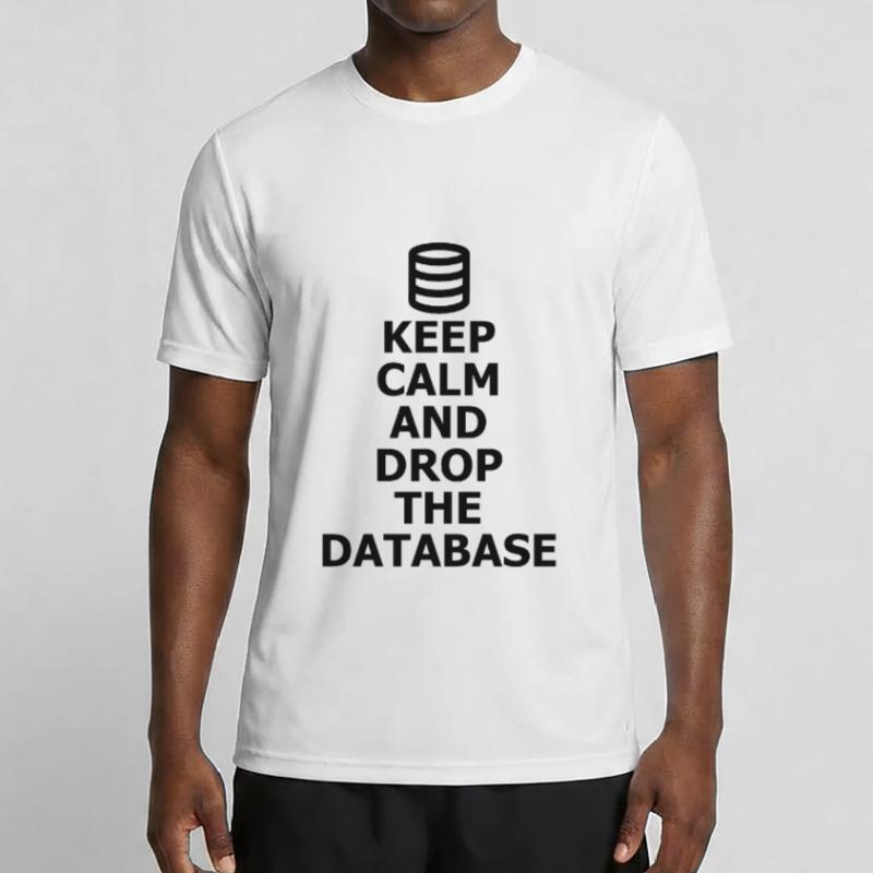 Database Admin DBA Men's Functional T-Shirt