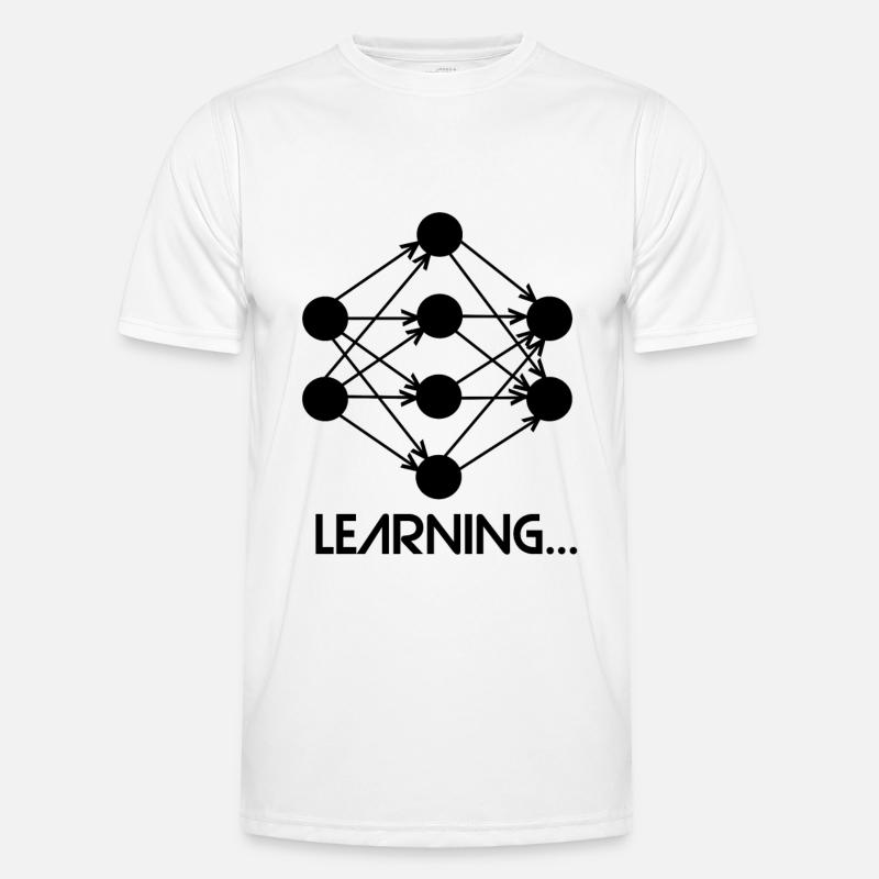 Machine Learning Neural Network - Men's Functional T-Shirt - white