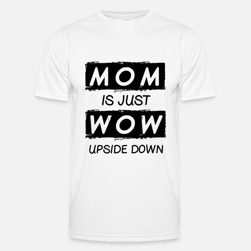 Mor mor mor - Funktions-T-shirt herr - vit