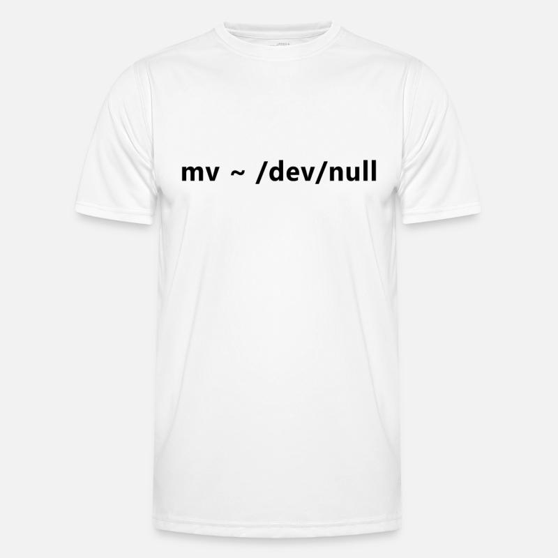 Commandes Linux dangereuses de Linux Admin T-shirt sport Homme