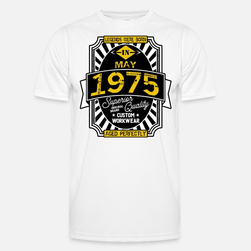 1975 MAY - Men's Functional T-Shirt - white