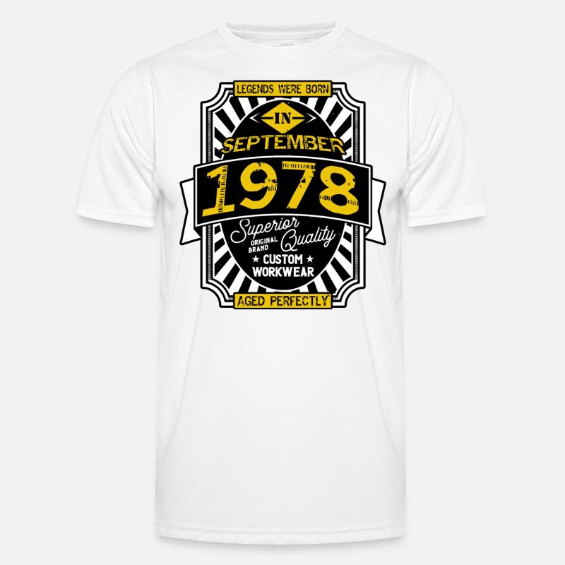 1978 SEPTEMBER - Men's Functional T-Shirt - white