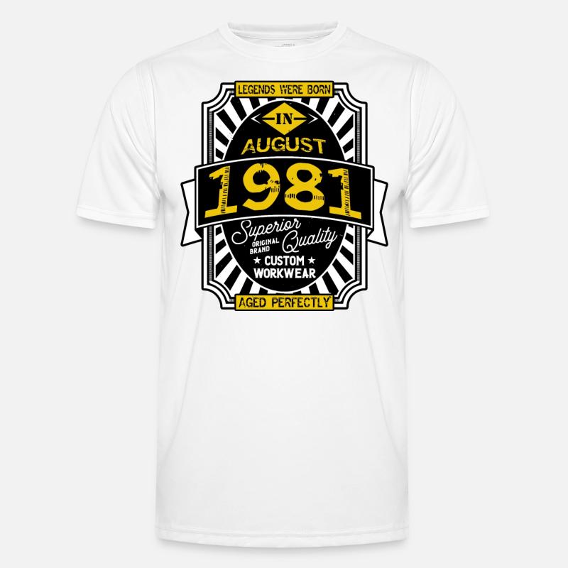 1981 AUGUST Men's Functional T-Shirt