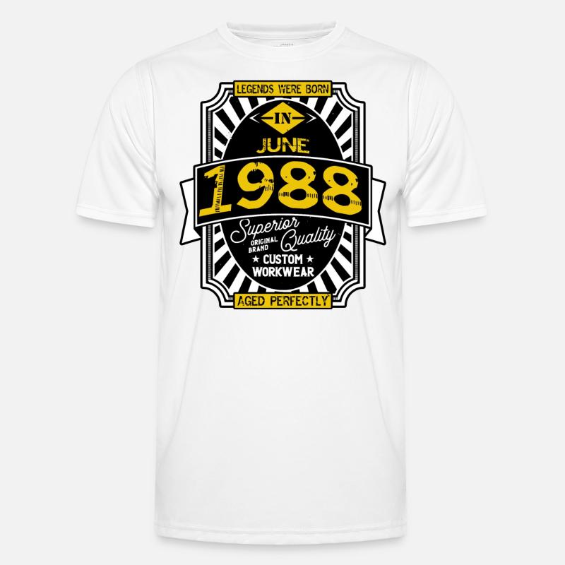 JUNI 1988 Männer Funktions-T-Shirt